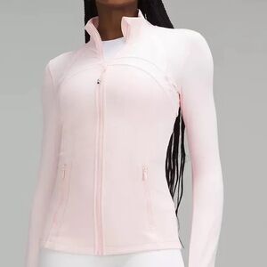 Lululemon define jacket in color strawberry milkshake size 4.
